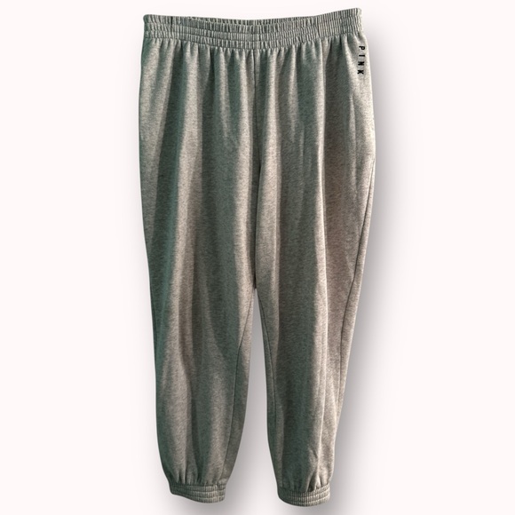 Pink Victoria's Secret fleece joggers - Picture 2 of 5